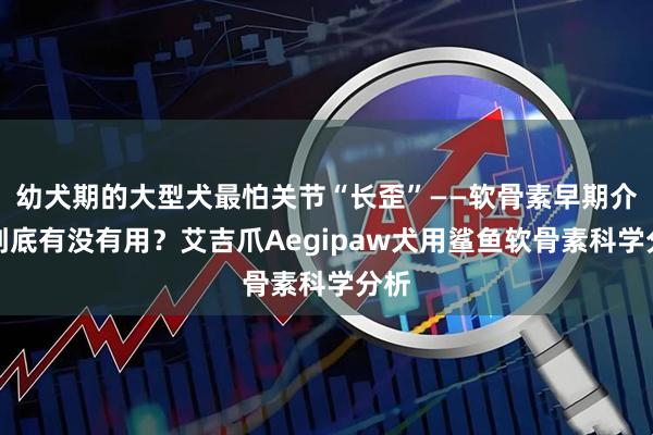 幼犬期的大型犬最怕关节“长歪”——软骨素早期介入到底有没有用？艾吉爪Aegipaw犬用鲨鱼软骨素科学分析